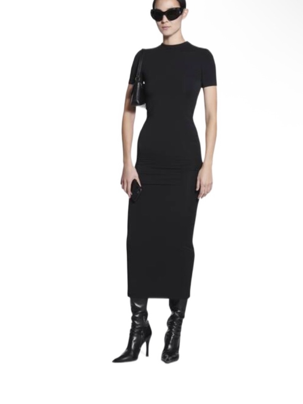 BALENCIAGA - Compact Rib Jersey Dress NWT